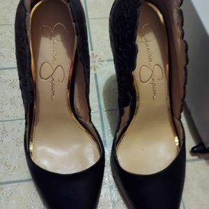 Jessica Simpson Black Heels